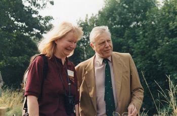 Mary Edwards-Porter with Sir David Attenborough